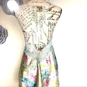 Victoria’s Secret Floral Babydoll Teddy Night Slip Dress